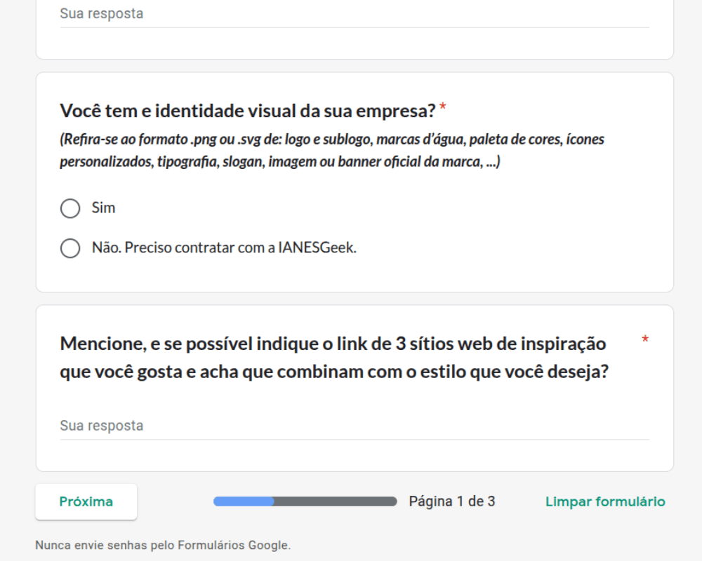 Briefing: A importância de um bom planejamento para seu site. (IANESGeek)